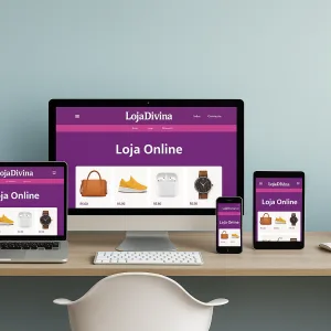 Loja Online Profissional – Tudo Incluido - 50% Valor